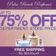 Get up to 75% discount on name brand perfume and skin care
